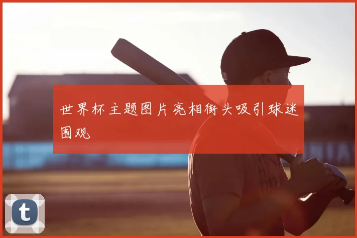 世界杯主题图片亮相街头吸引球迷围观